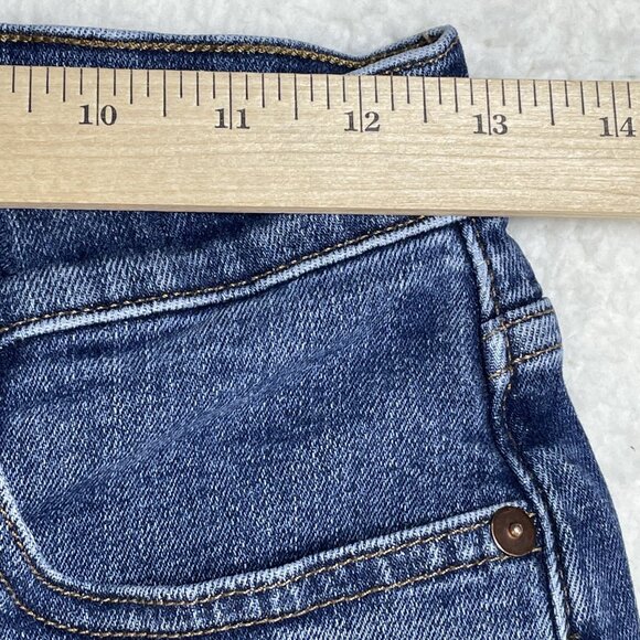 Madewell Jeans Womens Sz 25 Blue Mid Rise Perfect Vintage Straight Leg 25x27 - Picture 2 of 9